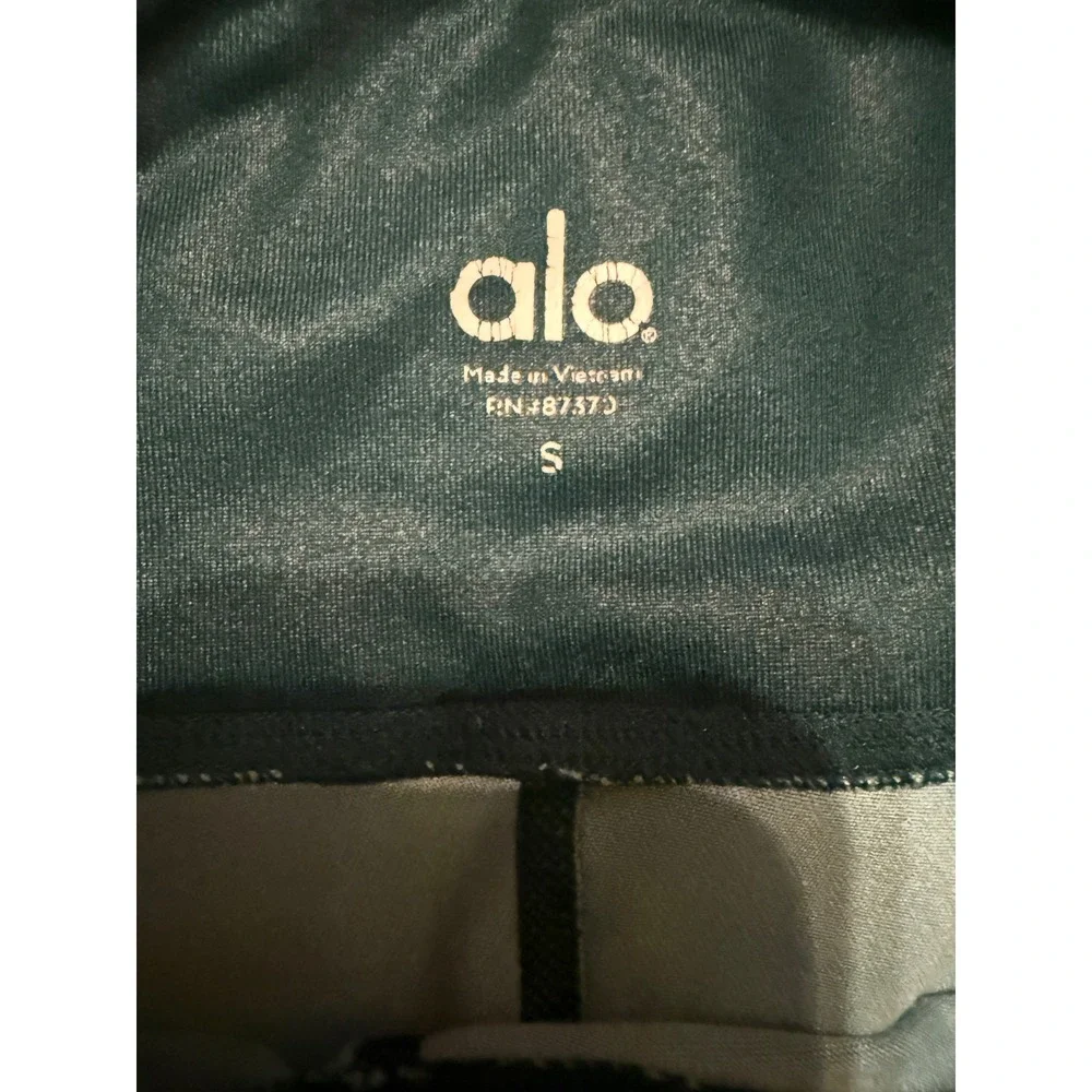 Alo Yoga Airbrush Gradient‎ Leggings Women's Small Evermint Mid Rise Stretch